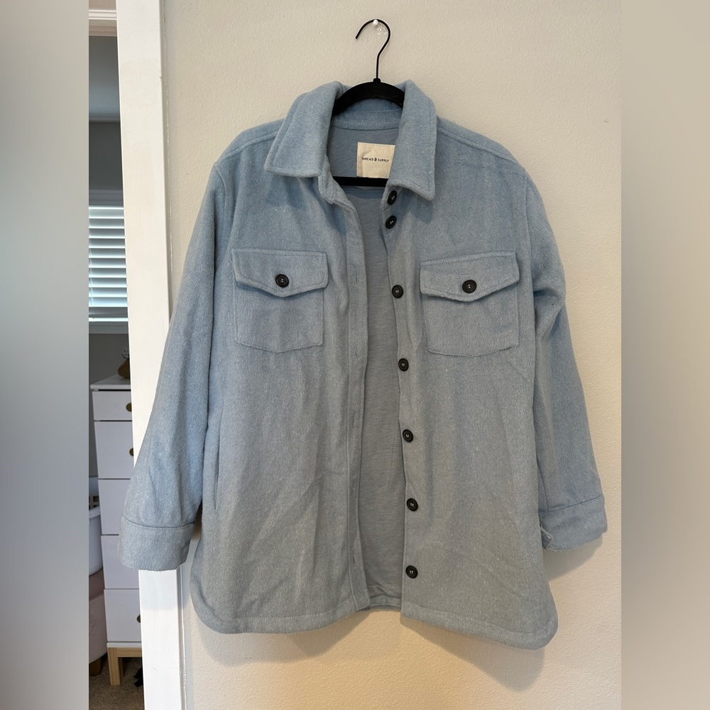 Thread & Supply Light Blue Jacket